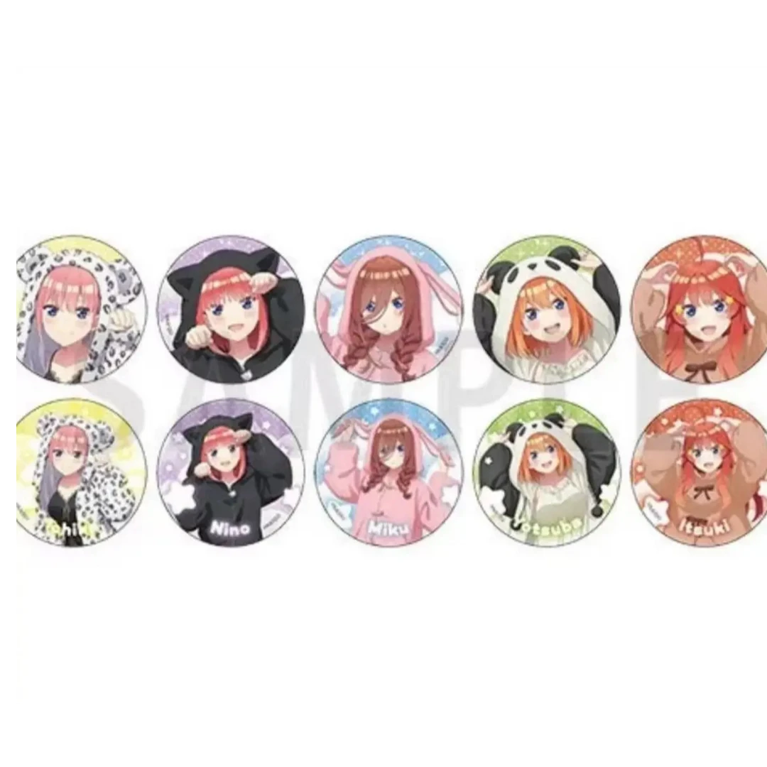 【现货】五等分的花嫁冬日次元盛典睡衣吧唧 亚克力卡