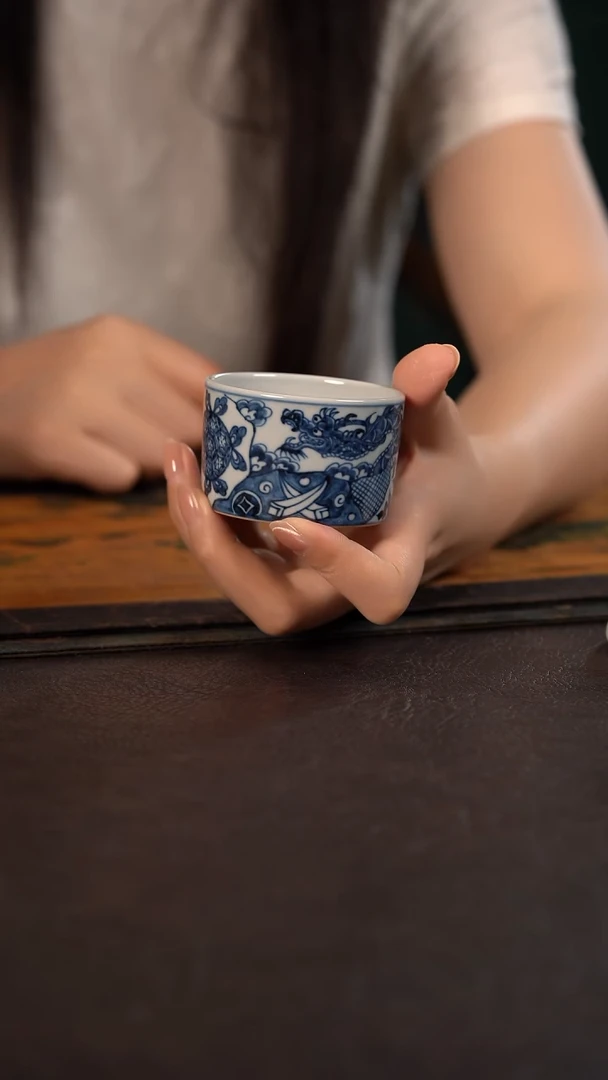活动价赏君慕元拼花小直口杯