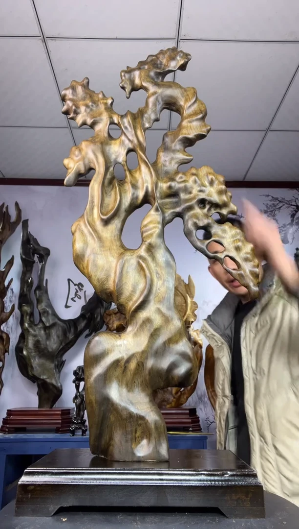 金丝楠木雕款不**多金丝楠木工艺品摆件