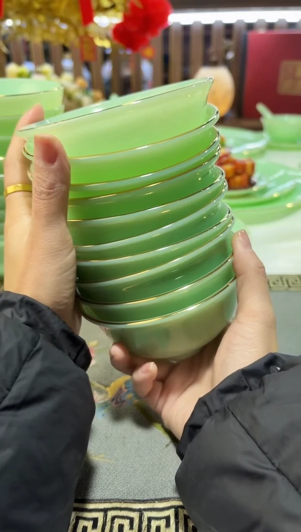 玉瓷  4.5英寸饭碗10个景德镇陶瓷