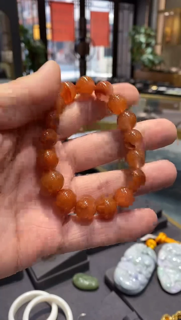 【闪购商品】南红玛瑙手链未镶嵌亏米福利12+