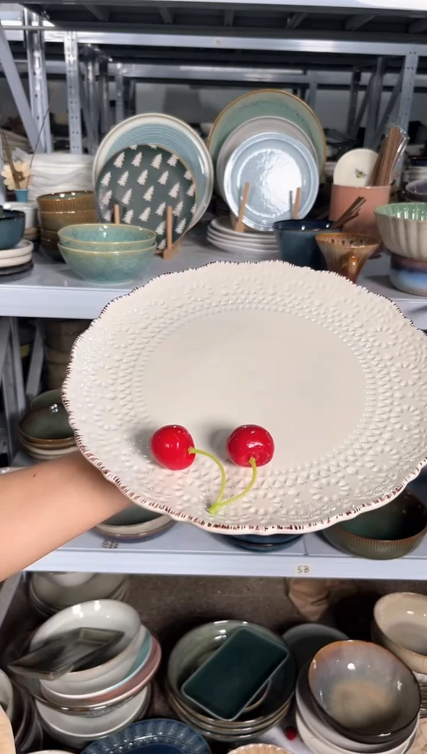 瓷片外贸尾货瑕疵满20包邮X G6D大盘