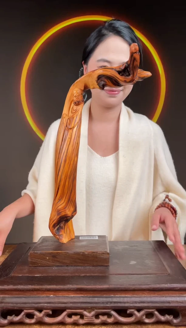 柏木（崖柏）手工摆件,先抢先得! 编号:91