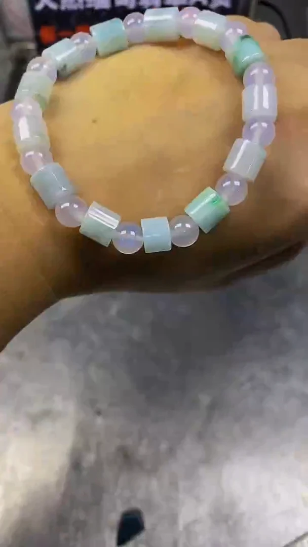 翡翠散珠未镶嵌玉上缘天然翡翠742