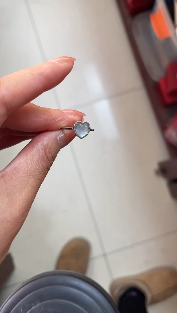 【闪购商品】海蓝宝石戒圈银S925镀金镶嵌戒指