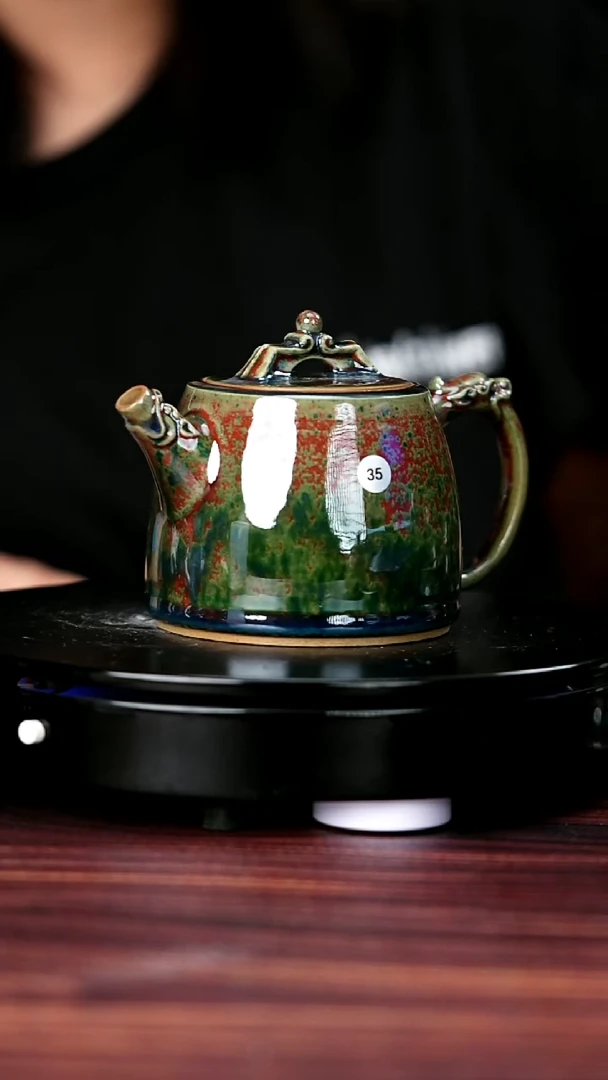 杯子35#于大鹏一级品原矿钧瓷龙权壶