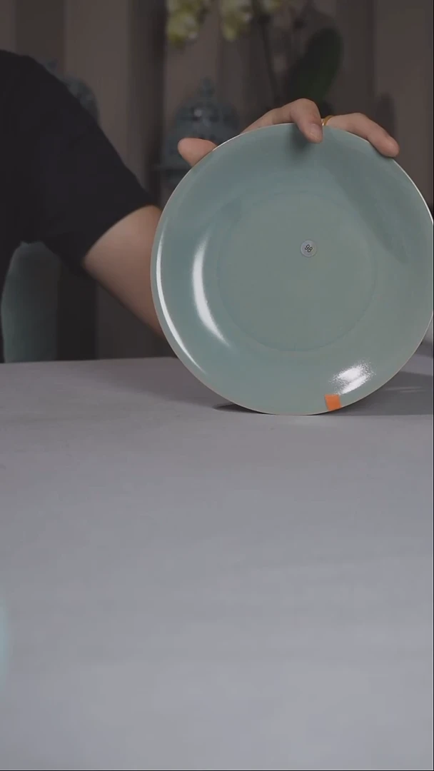 98号微瑕汝窑盘，，，