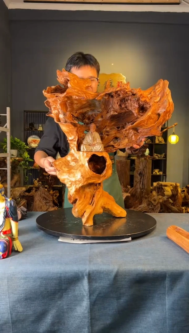 木卢师傅根艺作品（不包含人物摆件）