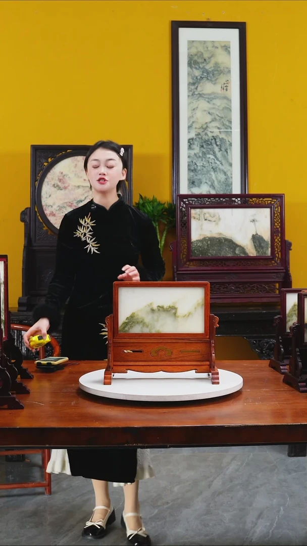 石材天然大理石画摆件