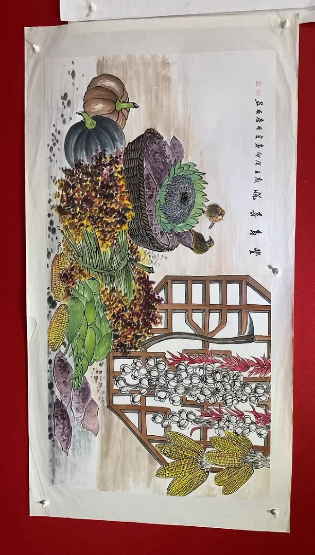 国画久**之LQY丹李庆友老师作品