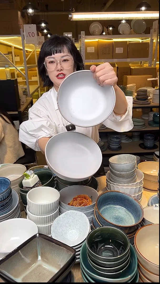 瓷11外贸尾货窑变釉下彩默认微瑕