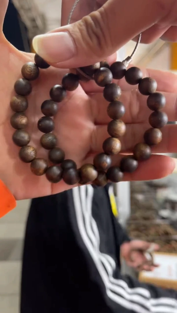 沉香手串海南沉香1.0规格圆珠单圈10克+多样性发一