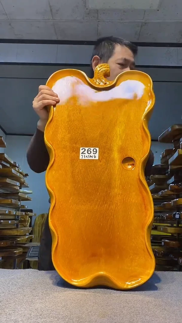 实木茶盘 一物一拍（不含配件）