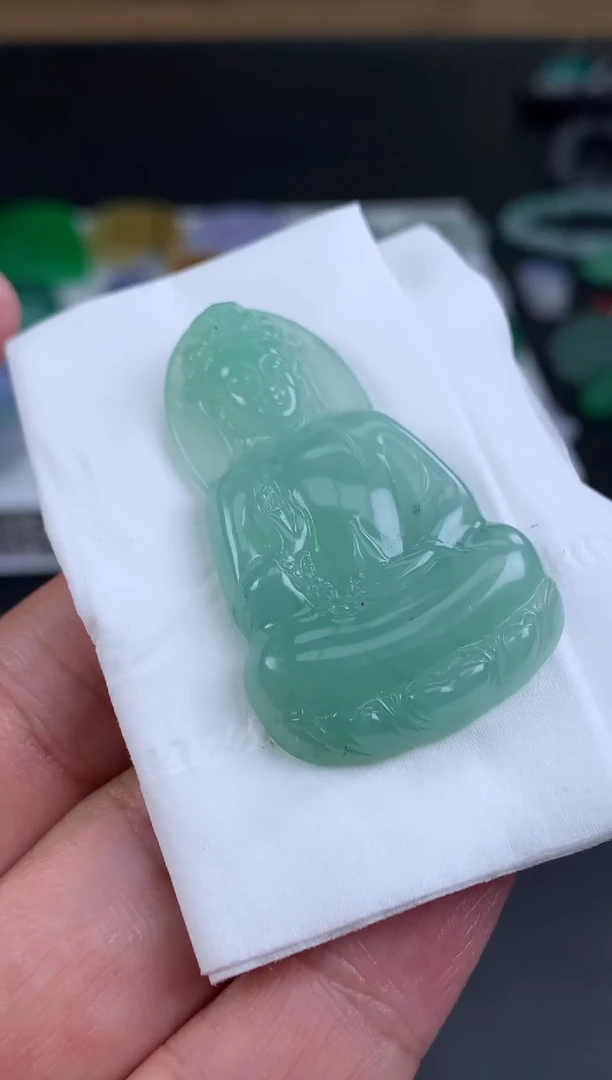 【闪购商品】定制翡翠未镶嵌观音