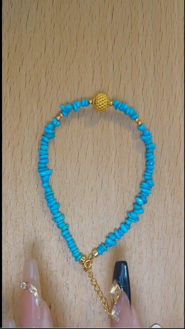 未镶嵌绿松石手链发货一块