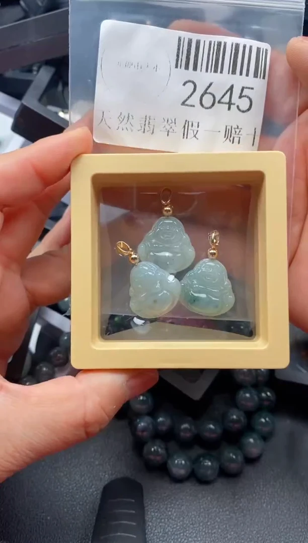 翡翠未镶嵌吊坠(不含链)2645