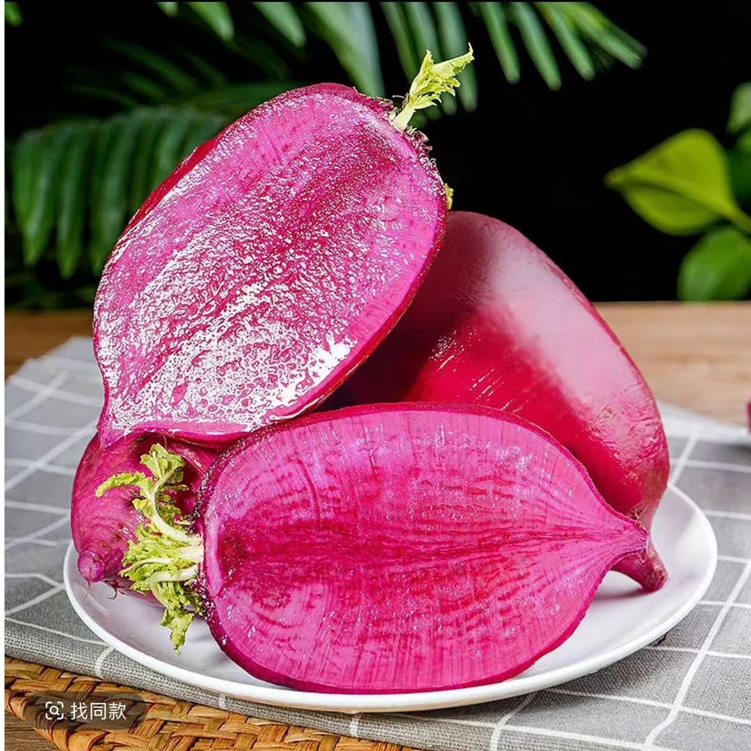 【正宗潍县凤梨水果萝卜-原产地】生吃沙窝水果萝卜花青素含量高产地直采现拔现发24小时到家头茬u月
