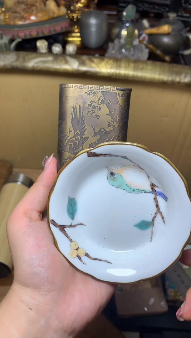 紫砂盖碗瓷器默认微瑕瓷器