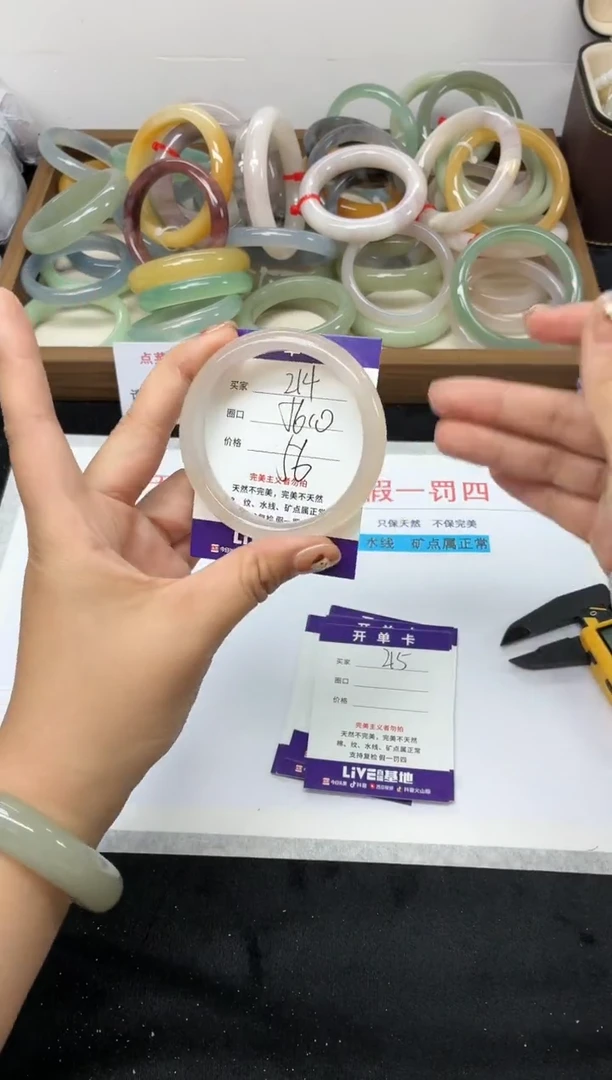 未镶嵌手镯石英质玉214