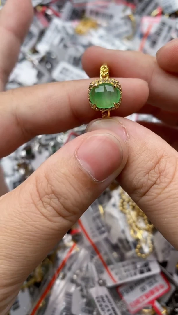 【闪购商品】翡翠戒指银S925镶嵌44444---8