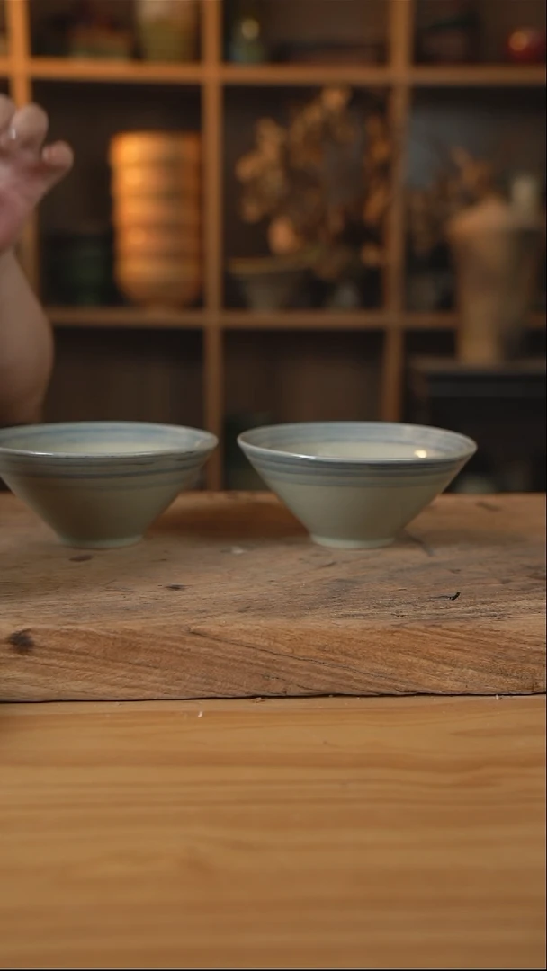 青云系列的6英寸斗笠碗2个