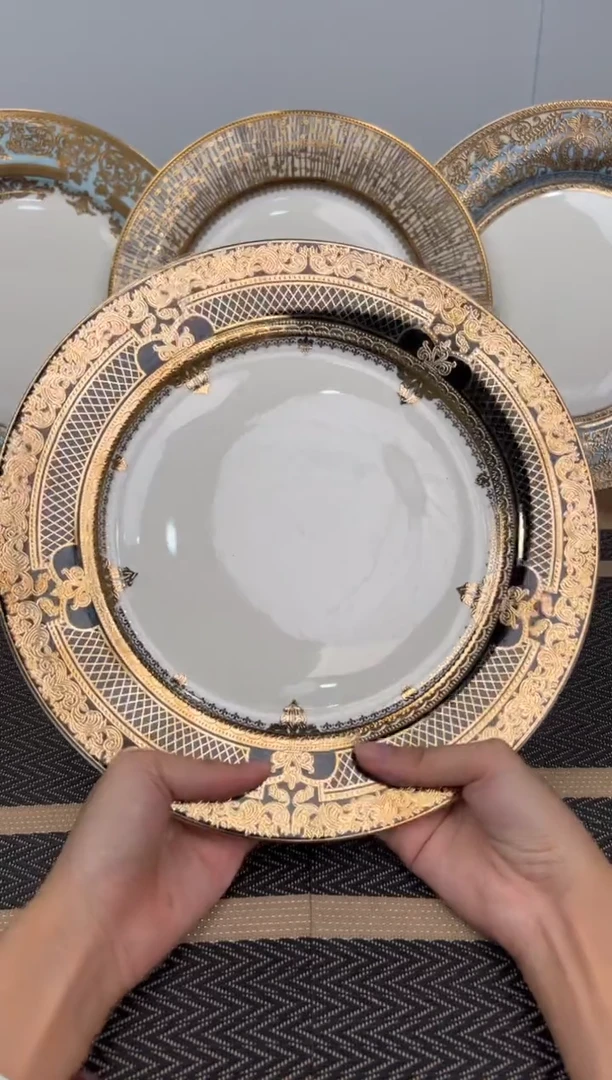 瓷片10.5寸平盘一个一单微瑕