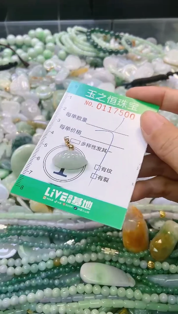 翡翠未镶嵌颈饰闪购0117500