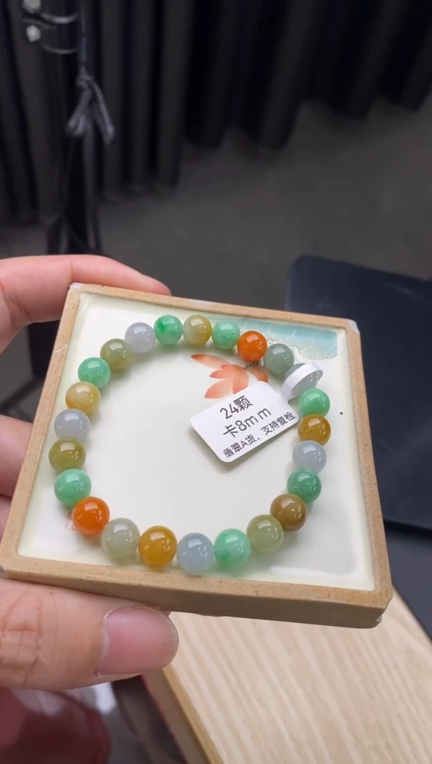 【闪购商品】翡翠手链未镶嵌天然翡翠手串801