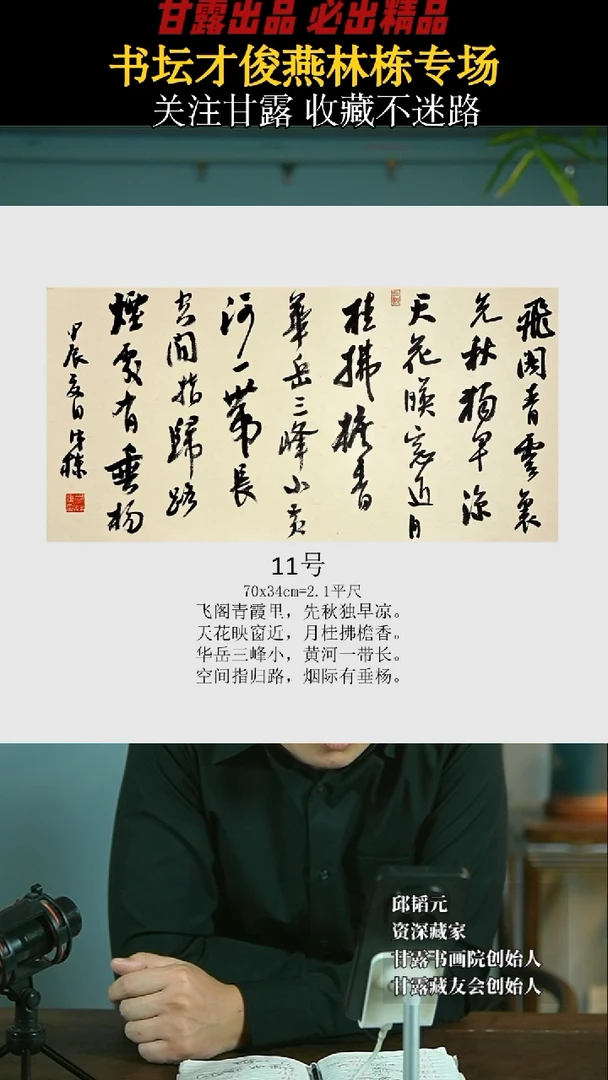 【闪购商品】书法燕林栋11号1073甘露美术馆