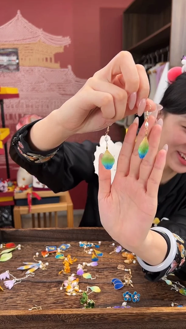 【闪购商品】刺绣苏绣世家非遗手工（耳环）