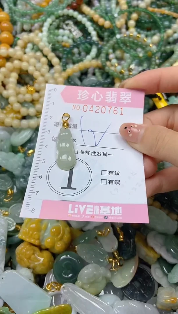 颈饰未镶嵌翡翠闪购0420761