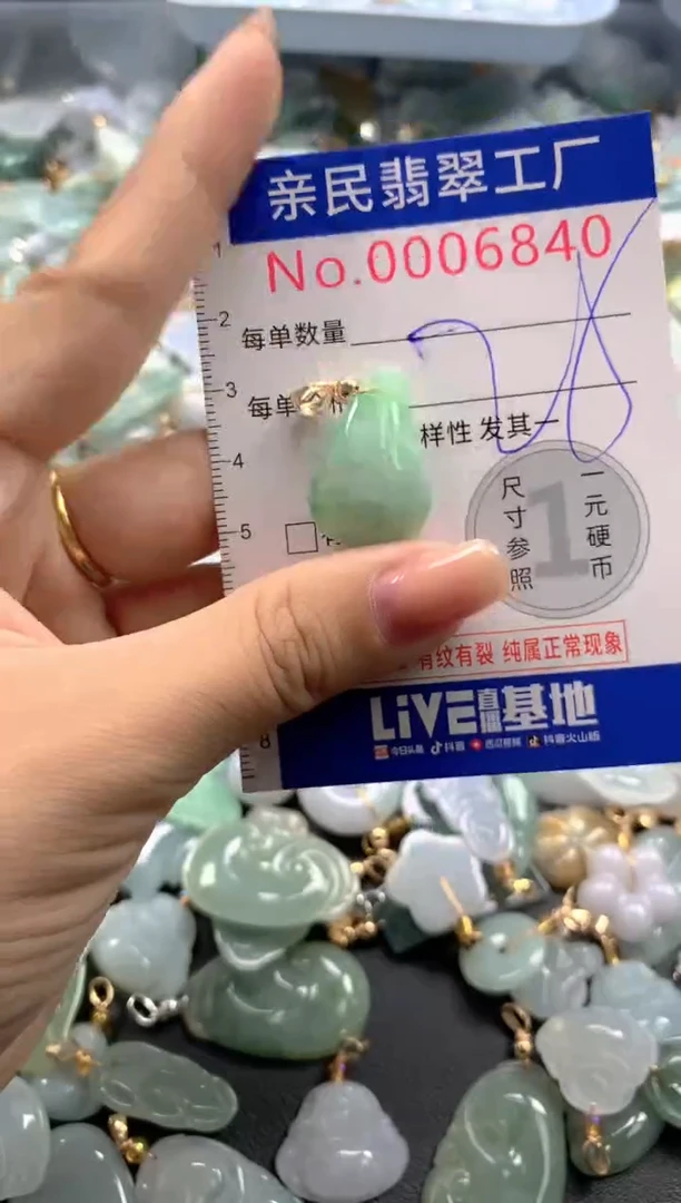 颈饰未镶嵌翡翠6840