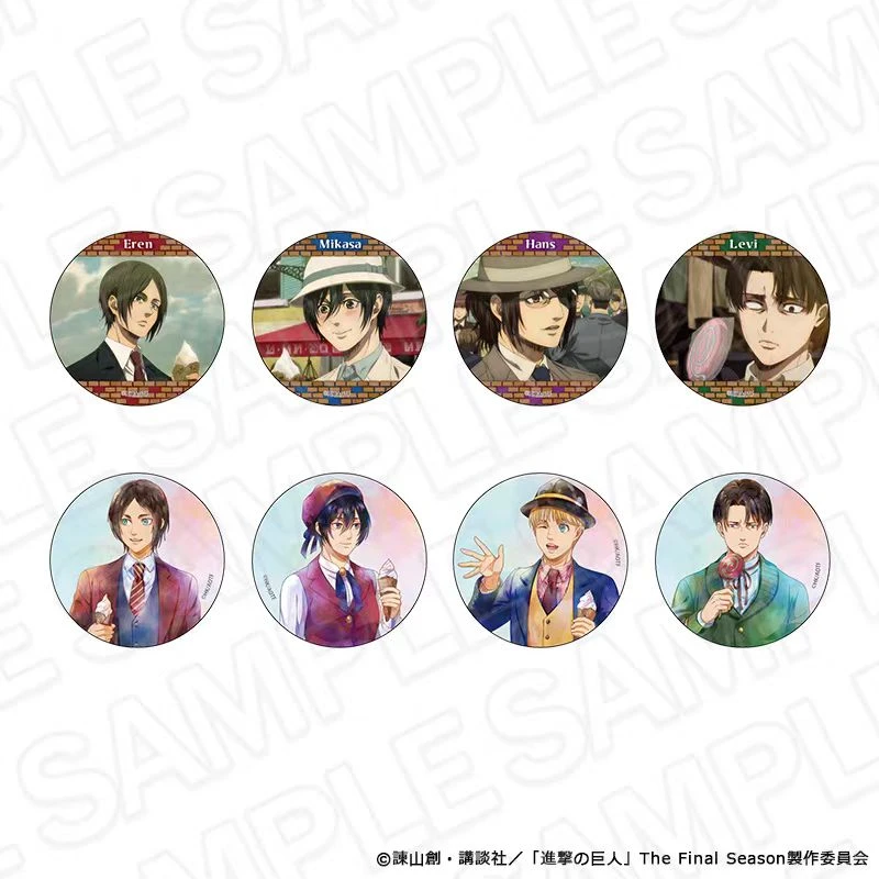 【拆包日谷】《进击的巨人》水彩风休息时间吧唧立牌合集z（拆包）