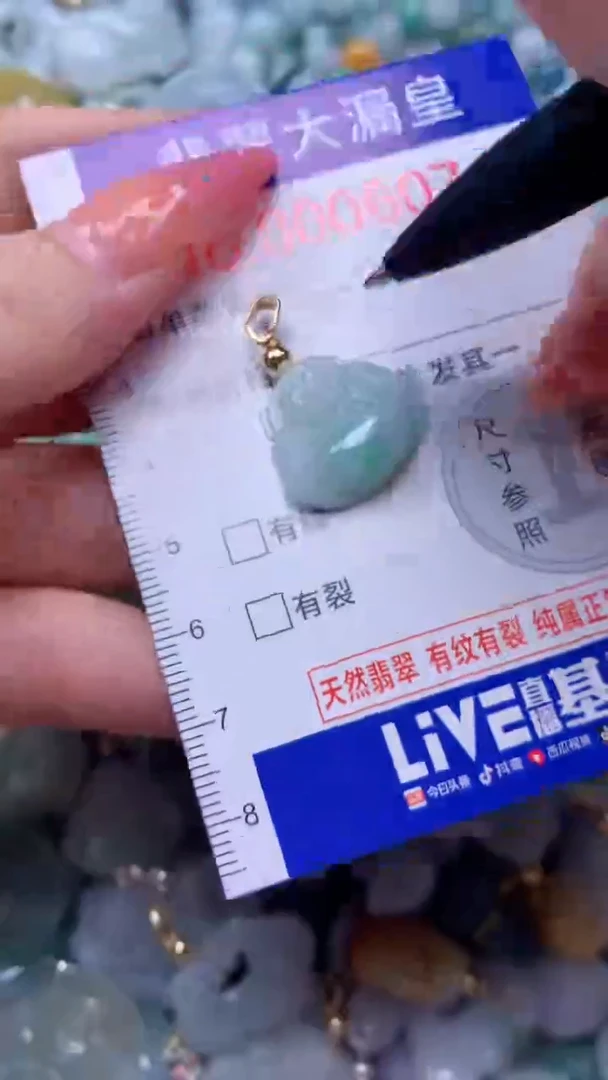 翡翠未镶嵌吊坠(不含链)6074