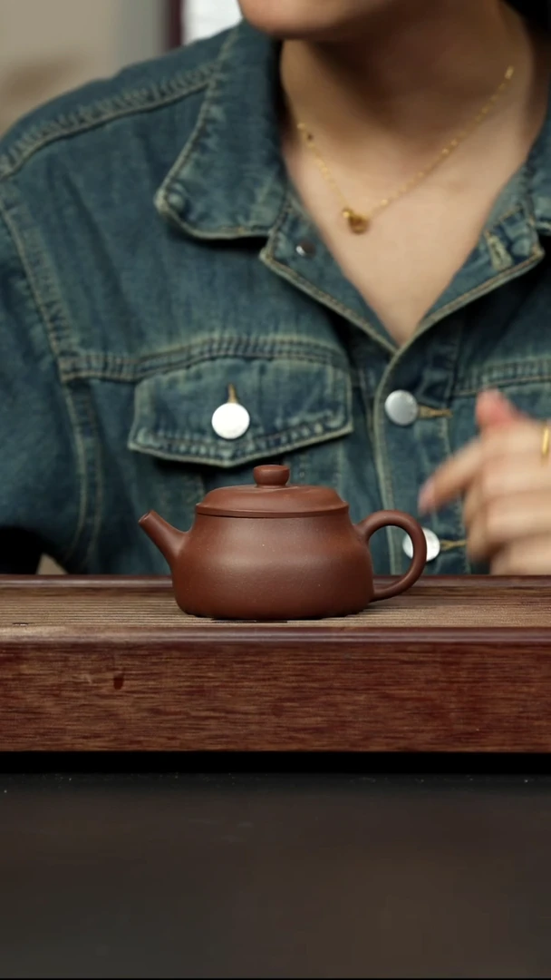 紫砂茶壶底槽清 大口扁钟