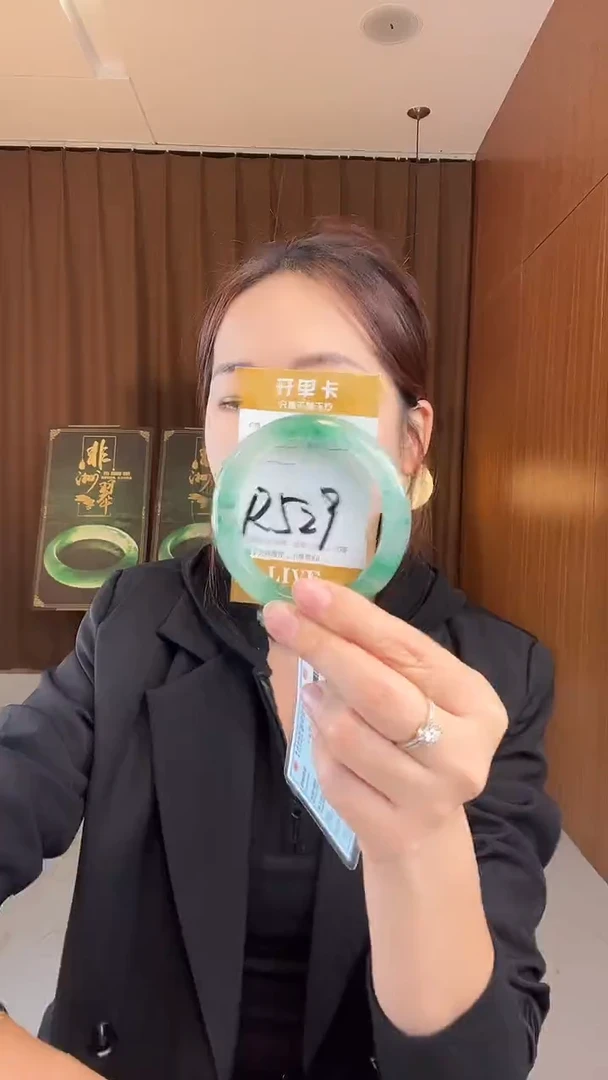 未镶嵌手镯石英质玉非洲翠5859