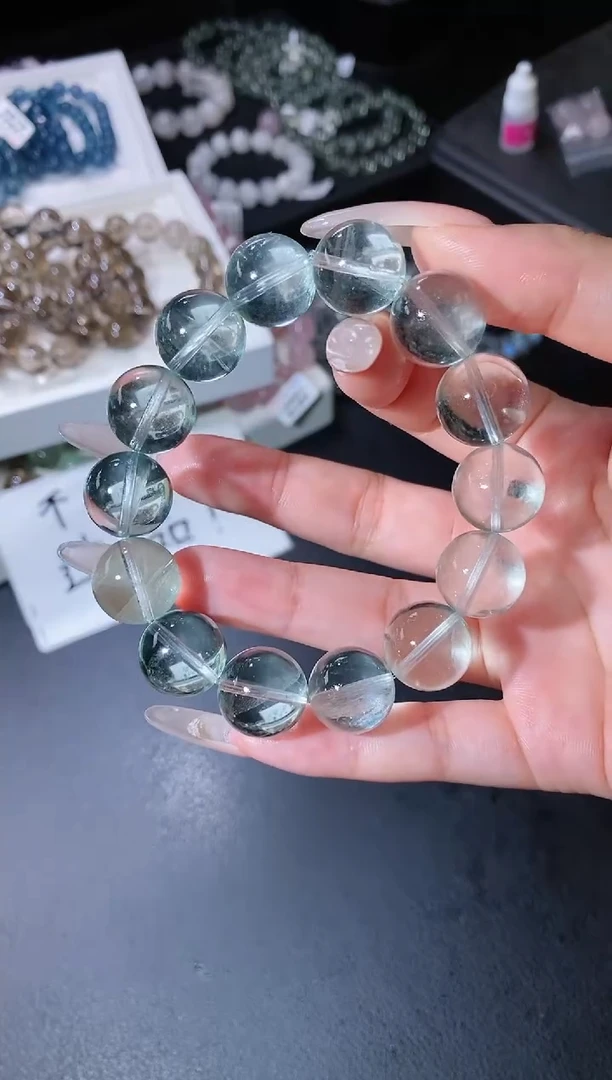 手链未镶嵌萤石627.5绿萤石手串 多样性发其一 微色差