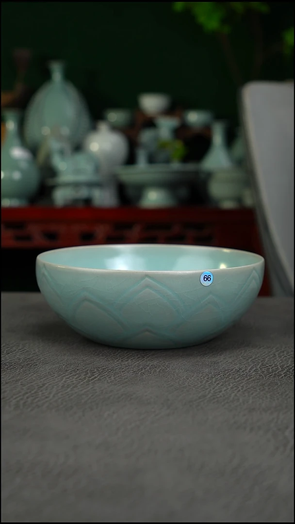 66号刻划龙纹钵 一级品-二