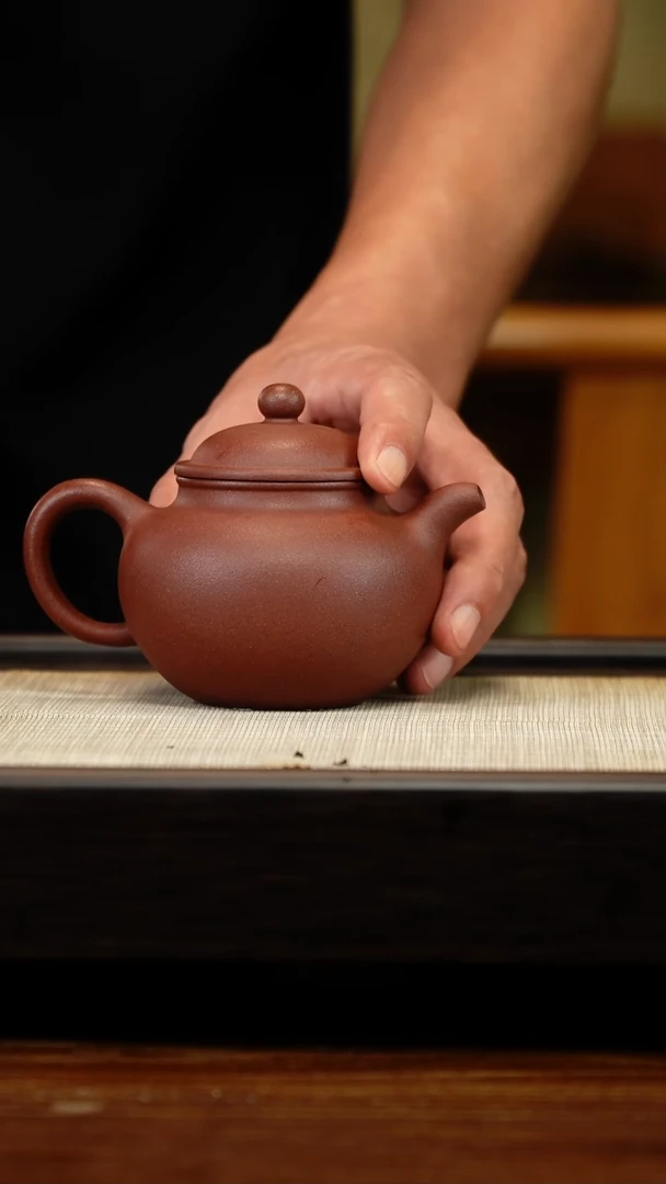 茶壶紫砂紫泥莲子