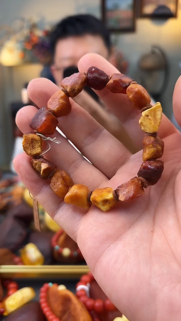 未镶嵌琥珀手串手串
