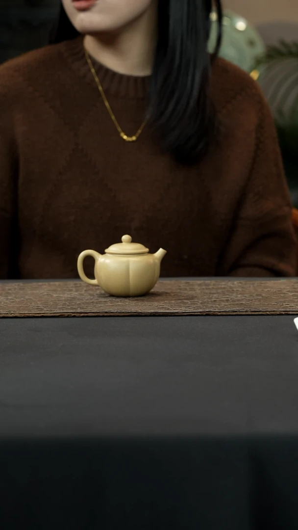 【闪购商品】紫砂茶壶本绿小甜瓜120cc