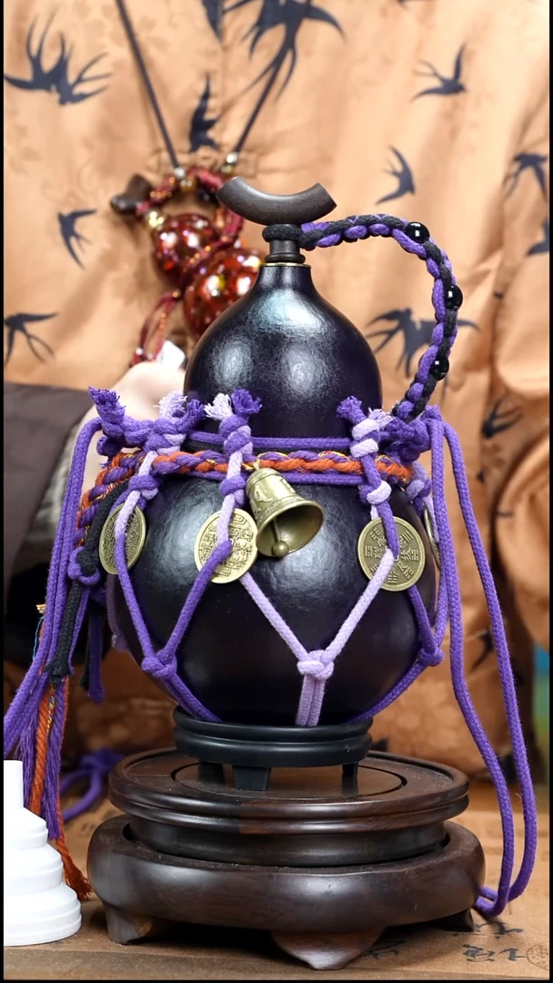 XS048网兜款大漆酒葫芦（现货现发）