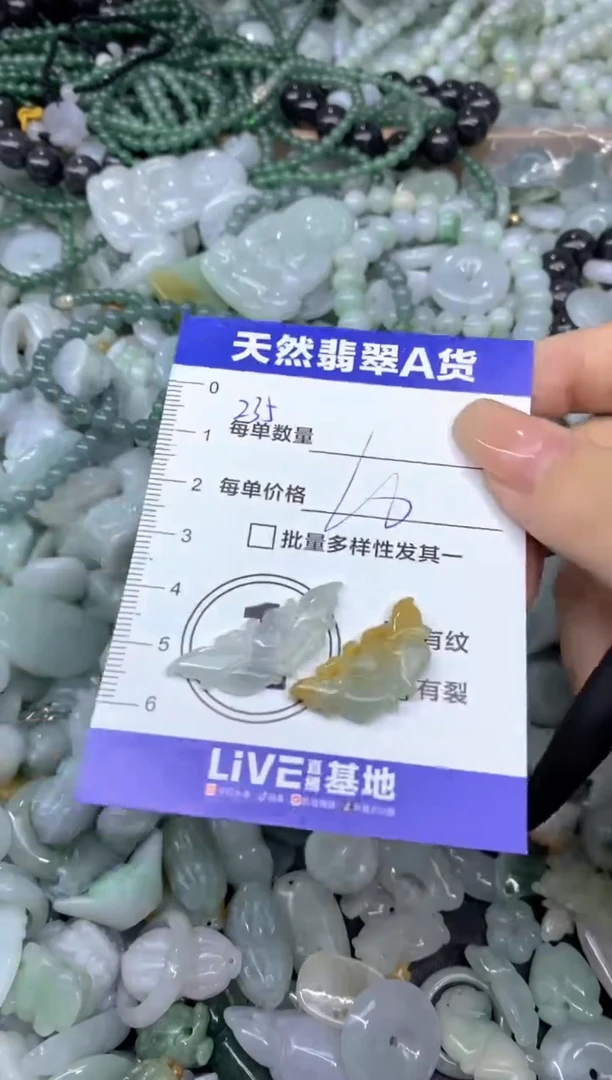 颈饰未镶嵌翡翠天然翡翠A货批量多样性发一件