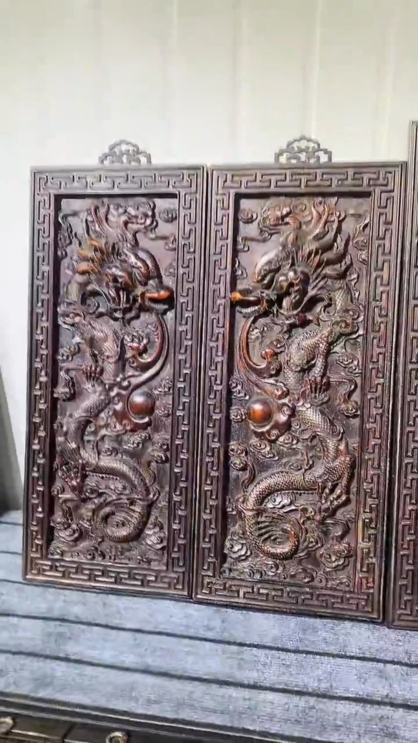 木美**生紫檀雕刻一物一拍