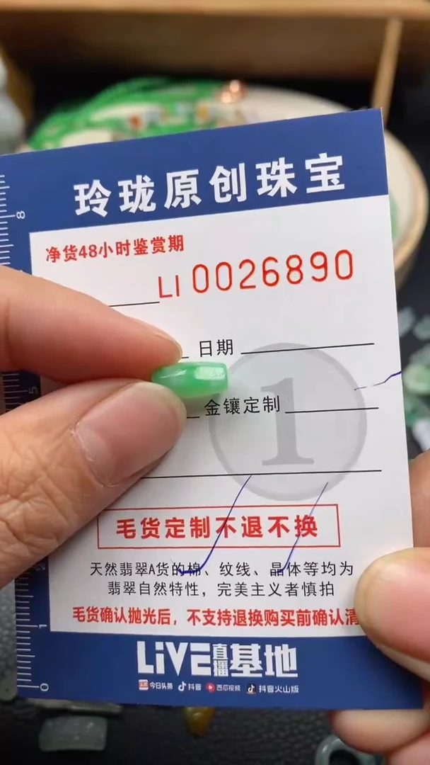 【闪购商品】翡翠颈饰未镶嵌翡翠净货26890
