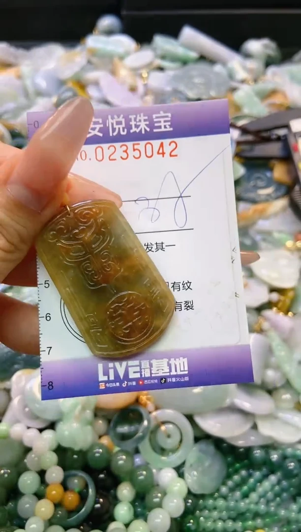 翡翠未镶嵌颈饰闪购0235042