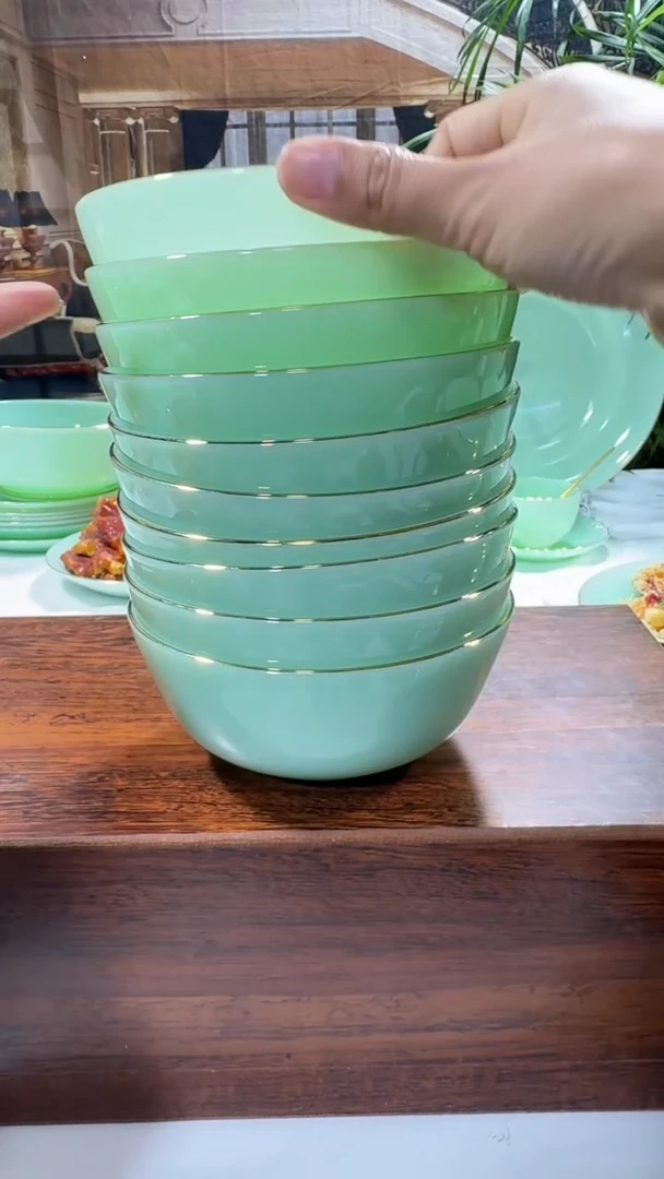 【闪购商品】...5.5英寸玉瓷碗10个口径13.8厘米