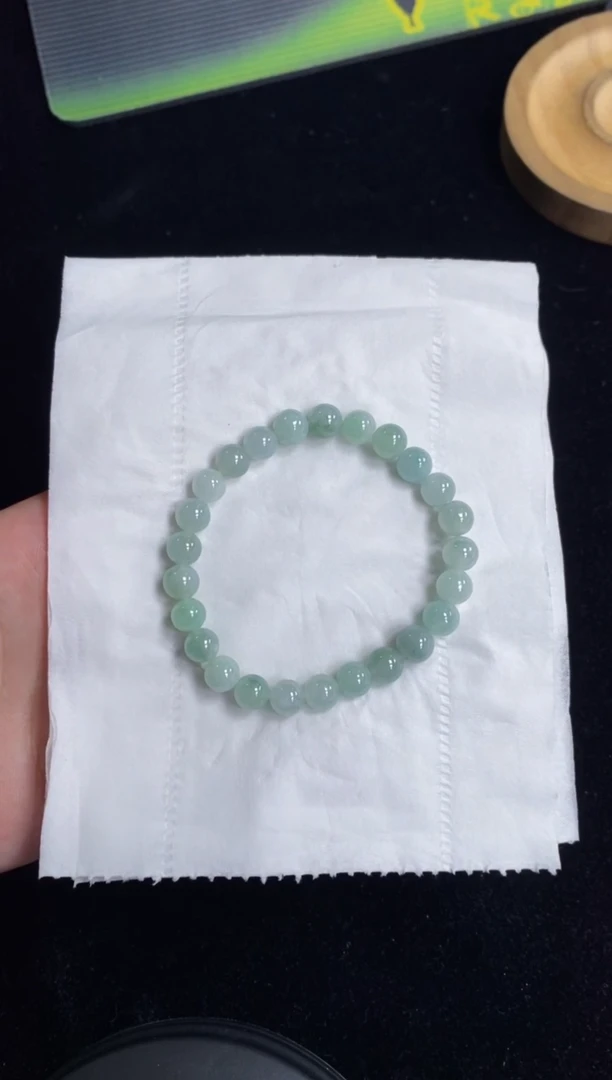 未镶嵌手串翡翠32号链接天然缅甸翡翠A货一物一证