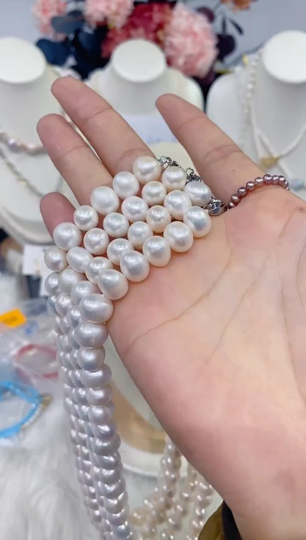 颈饰未镶嵌淡水珍珠9-10