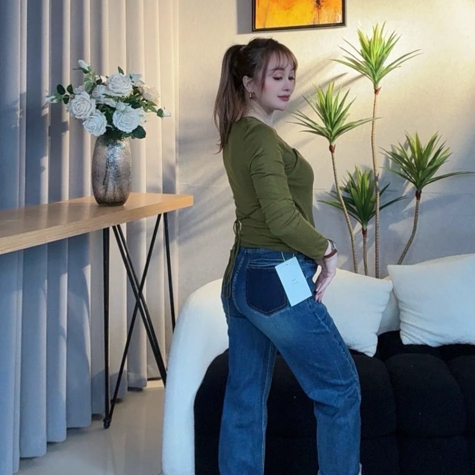 修身毛衣显瘦长袖百搭